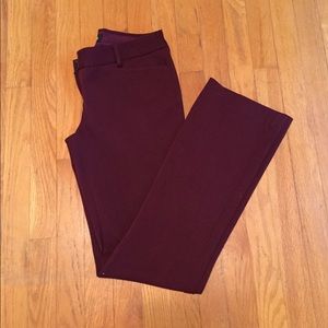 Size 2R express barely boot maroon dress pants